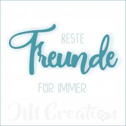 Stanzschablone - Beste Freunde